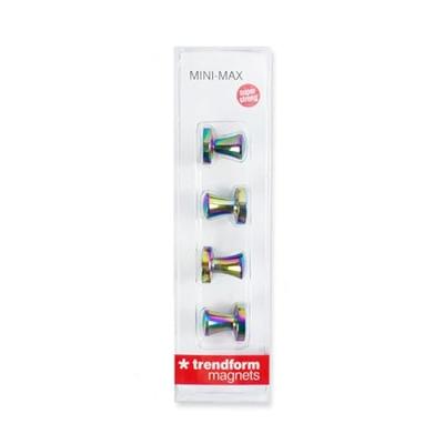 Trendform Magnet Mini-max - set van 4 - Regenboog