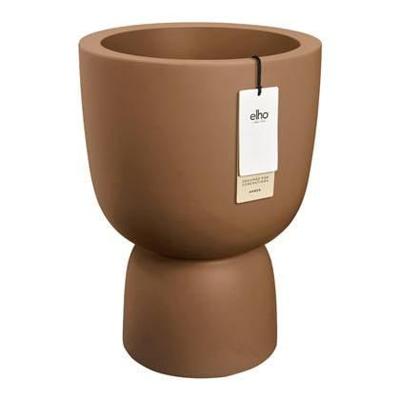 Elho Amber Coupe Round 41 - Bruin - Ø 41 x H 58 cm - Binnen en Buiten - 100% gerecycled