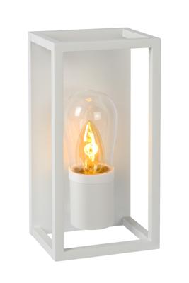 Lucide Carlyn Wandlamp Badk.-wit-1xe14-6w-ip54-alumin. Lucide Carlyn Wandlamp Badk.-wit-1xe14-6w-ip54-alumin.