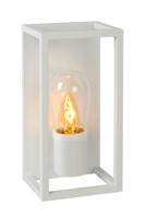 Lucide Carlyn Wandlamp Badk.-wit-1xe14-6w-ip54-alumin. - thumbnail