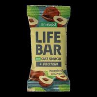 Lifefood Lifebar oatsnack proteine hazelnoot crunch bio 40 Gram - thumbnail