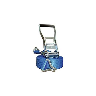 Promat/Tecwerk Sjorband | DIN EN 12195-2 | lengte 8 m breedte 50 mm | met ratel + punthaak | LC omdr. 5000 daN - 4000365099