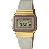 Unisex horloge Casio VINTAGE SLIM DESIGN Bruin (Ø 35,5 mm) - thumbnail