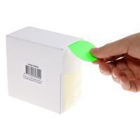 Rillprint ronde etiketten, diameter 50 mm, rol van 500 stuks, fluo groen - thumbnail