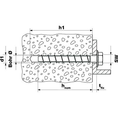 Fischer 558219 FBS II 8x150 100/85 US TX Betonschroef 8 mm 150 mm TX 50 stuk(s) Fischer 558219 FBS II 8x150 100/85 US TX Betonschroef 8 mm 150 mm TX 50 stuk(s)