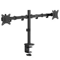 Ranqer Monitor Arm Dual zwart - thumbnail