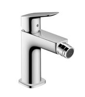 Hansgrohe Logis Fine ééngreeps bidetmengkraan 110 met PopUp trekwaste, chroom - thumbnail