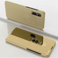 Galvaniseren spiegel horizontale Flip lederen case voor Samsung a2 kern met houder (goud) - thumbnail