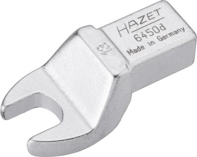 HAZET Insteek-steeksleutel 6450D-13 · 14 x 18 mm insteekvierkant massief · Buiten-zeskant-profiel · SW 13 mm