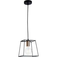 ECO-Light I-HARLEM-M-S1 I-HARLEM-M-S1 Hanglamp E27 Zwart - thumbnail