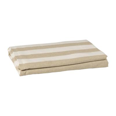 Tafelkleed gestreept - wit/beige - 140x240 cm Tafelkleed gestreept - wit/beige - 140x240 cm