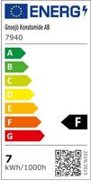 KonstSmide LedspotCremona Up - Down 2x3w - 3000K 17cm antraciet - 7940-370 - thumbnail