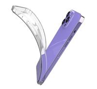 Casecentive Silicone case iPhone 13 Pro Max transparant - thumbnail