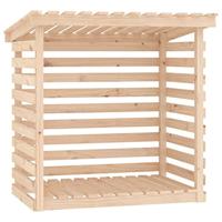 VidaXL Haardhoutrek 108x73x108 cm massief grenenhout - thumbnail