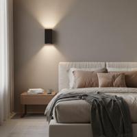 Pure Up en Down Wandlamp Zwart - thumbnail