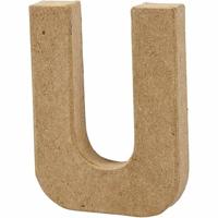 Creativ Company Letter papier-maché - u, 10cm - thumbnail