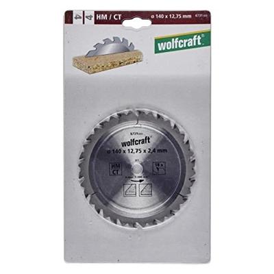 Wolfcraft HM-Cirkelzaagblad | 18 td | Ø140 x 12,75 x 2,4mm | 1 stuk - 6731000