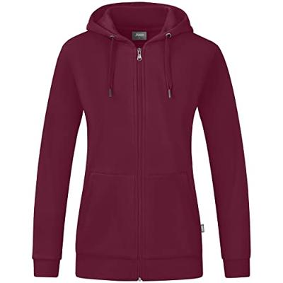 JAKO C6820D Jas Met Kap Organic Dames - Kastanje - 36