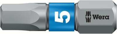 Wera 840/1 BTZ Zeskant Bits, 3,0 x 25 mm - 1 stuk(s) - 05056683001