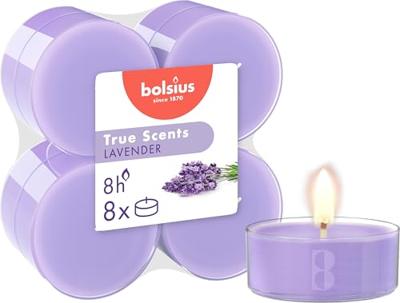 Bolsius Geurtheelicht 8 uur Lavender - 8 stuks