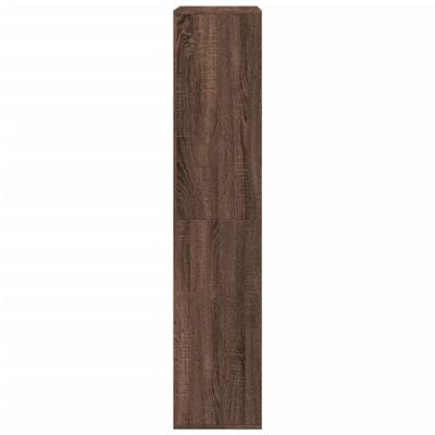 Kamerscherm 100x33x155,5 cm bewerkt hout bruin eikenkleurig