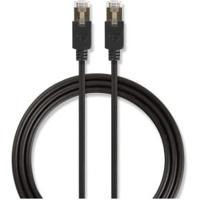 Nedis CCBW85210AT10 Cat 6 F/utp-netwerkkabel Rj45 (8p8c) Male - Rj45 (8p8c) Male 1,0 M Antraciet - thumbnail