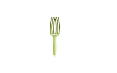 Olivia Garden Fingerbrush Boar & Nylon Green Pistachio Olivia Garden Fingerbrush Boar & Nylon Green Pistachio