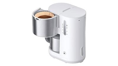 Braun KF 1505 WH Koffiezetapparaat RVS, Wit