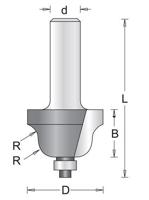 Hikoki Accessoires Hikoki ogiefrondfrees 25.4mm schacht=8mm+lager - thumbnail