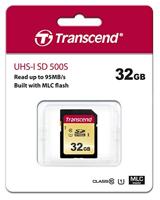 Transcend Premium 500S microSDHC-kaart 32 GB Class 10, UHS-I, UHS-Class 3, v30 Video Speed Class Incl. SD-adapter - thumbnail