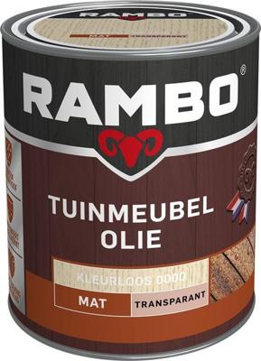 Tuinmeubelolie mat transp. 0,75l Rambo - Rambo Tuinmeubelolie mat transp. 0,75l Rambo - Rambo