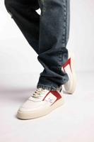 Off The Pitch Sky Force Sneakers Heren Wit/Rood - Maat 43 - Kleur: RoodWit | Soccerfanshop - thumbnail