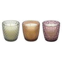 Geurkaars in glas Ø9x9cm - thumbnail