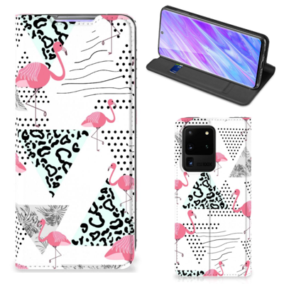 Samsung Galaxy S20 Ultra | Hoesje maken | Flamingo Triangle
