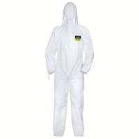 uvex 8849714 - uvex Disposable coveralls wit 3XL Maat: 3XL Wit - thumbnail