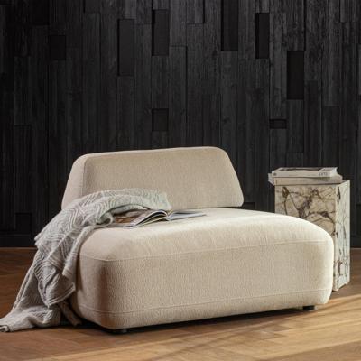 WOOOD Relaxfauteuil 'Sterck' Textuurstof, kleur Zand