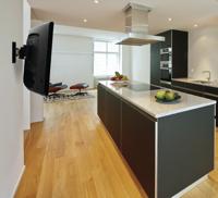 B-Tech BT 7518/PB Monitor-wandbeugel 1-voudig 25,4 cm (10) - 71,1 cm (28) Zwart Kantelbaar, Zwenkbaar, Roteerbaar - thumbnail