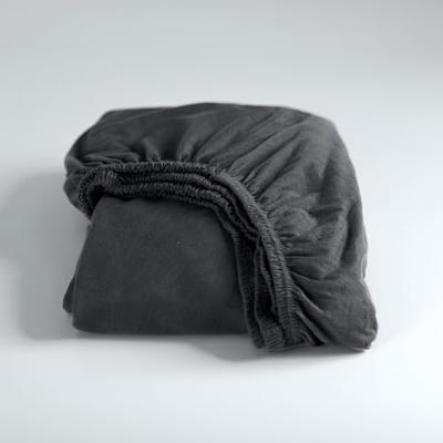 Cinderella hoeslaken jersey 80/90x200 antraciet