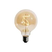 LUEDD E27 dimbare LED spiraal filament G95 4W 270 lm 2200K - thumbnail
