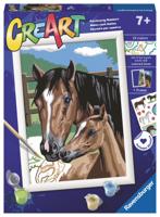 Ravensburger creart serie D foaling around - thumbnail