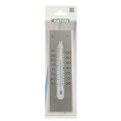 Nature Muurthermometer kelvin 7 aluminium