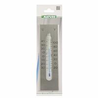 Nature Muurthermometer kelvin 7 aluminium - thumbnail