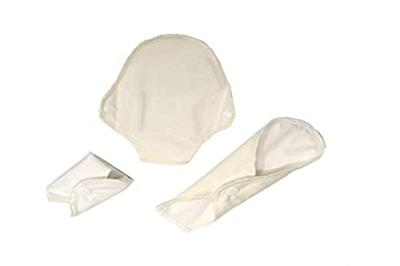 ImseVimse Wasbare String Inlegkruisjes bio katoen (Design: Wit)