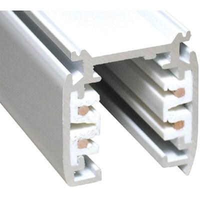 Euro 3 fase spanningrails rail recht lengte = 100 cm wit
