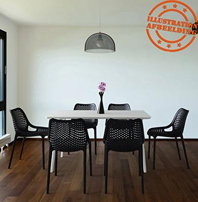 ALTEREGO BLOW Design stoel - Zwart