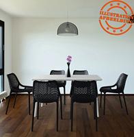 ALTEREGO BLOW Design stoel - Zwart - thumbnail