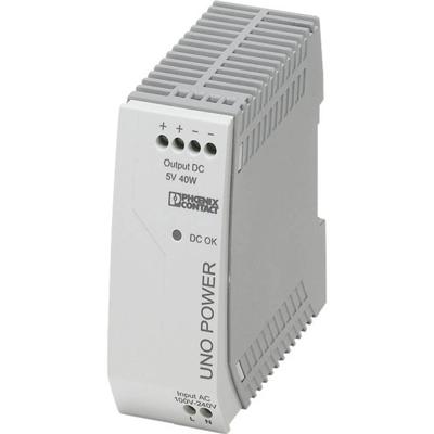 Phoenix Contact 2904375 DIN-rail netvoeding 5 V/DC 8 A 25 W Aantal uitgangen:1 x Inhoud 1 stuk(s)