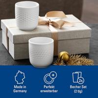 VILLEROY & BOCH - Manufacture Collier Blanc - Beker 0,28l s/2 Wit - thumbnail