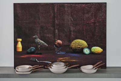 Sambonet Hapjespan - Sauteuse - Rock 'n' Rose - Creme - ø 28 cm / 3.6 liter - standaard anti-aanbaklaag Sambonet Hapjespan - Sauteuse - Rock 'n' Rose - Creme - ø 28 cm / 3.6 liter - standaard anti-aanbaklaag