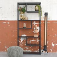 Label51 Boekkast Loft - Zwart - Metaal - thumbnail